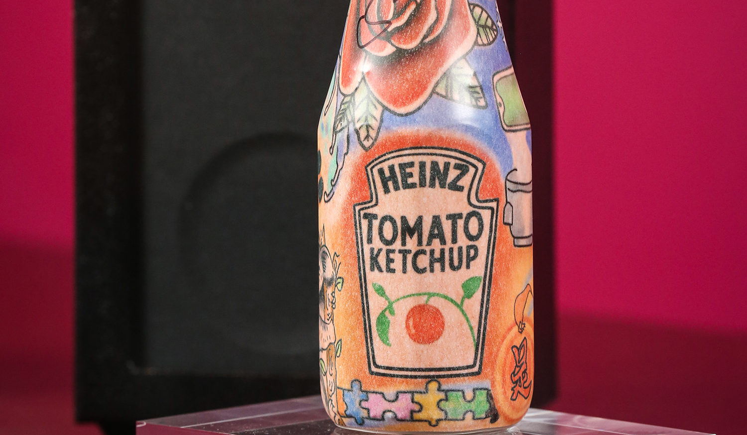 Ed Sheeran x Heinz collaboration bottle acquired by the Victoria & Albert Museum