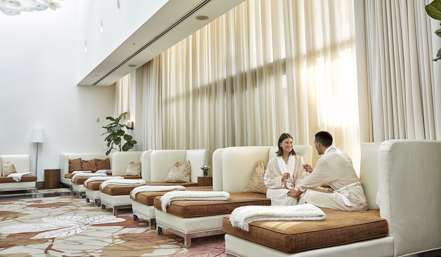 Unique spa treatment for self-care and self-indulgence